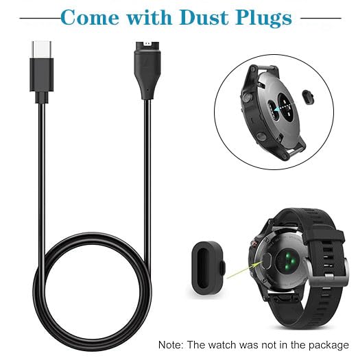 Xininyia Usb C Charging Cable Compatible For Garmin Watch Fenix 8 7 6 5, Instinct 3 2, Tactix 8 7 Delta, Epix Gen 2 & Pro(Gen 2)